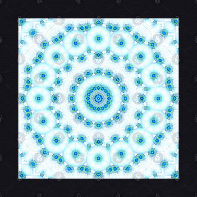 elegant kaleidoscope in blues by hereswendy